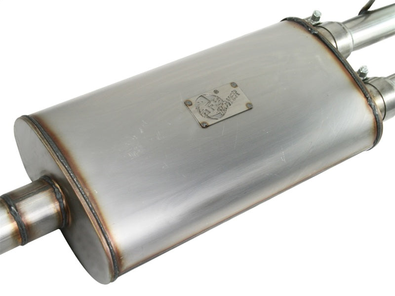 aFe MACHForce XP Exhaust Cat-Back SS-409 07-09 Toyota Tundra V8-5.7L w/ Black Tip - 49-46006-B