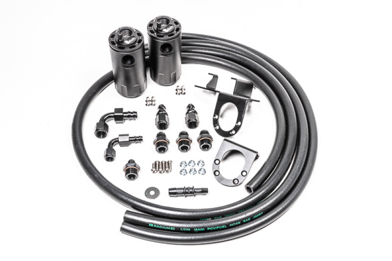 Radium Engineering 07-21 Toyota Tundra Dual Catch Can Kit Fluid Lock - 20-0240-FL