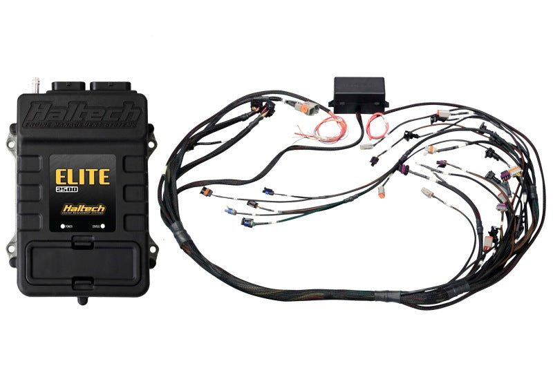 Haltech Elite 2500 Terminated Harness ECU Kit w/EV1 Injector Connectors - HT-151360