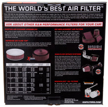 Load image into Gallery viewer, K&amp;N 5-1/8in / 14in ID X 1.5in O/S Flat Base Air Cleaner Assembly - 60-1400