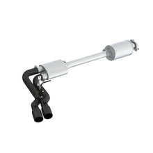 Load image into Gallery viewer, MBRP 15-20 Ford F150 Pre-Axle 4in OD Tips Dual Outlet 3in Black Coated Cat Back Exhaust - S5262BLK