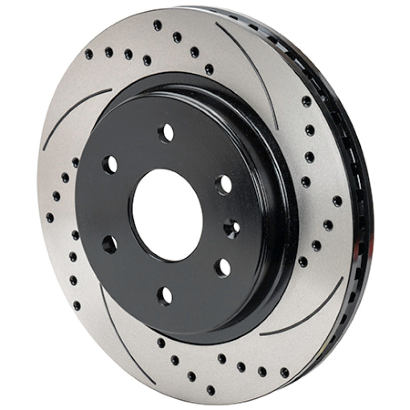 Wilwood Rotor-SRP-Drill/Slot-RH-BLK 13.38 x 1.25 - 6x5.5 - 160-16512-BK