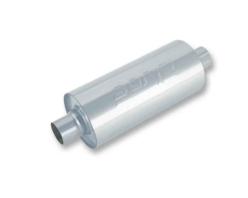 Borla 2.75in In/Out 7.75in Diameter x 24in L Universal Muffler - Heavy Duty Truck Applications - 401158