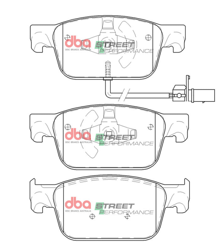 DBA 2016+ Audi A4 SP Performance Front Brake Pads - DB15106SP