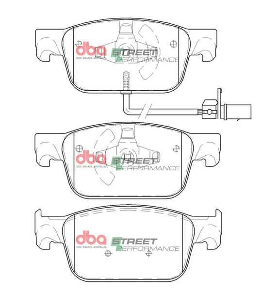DBA 2016+ Audi A4 SP Performance Front Brake Pads - DB15106SP