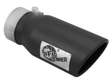 Load image into Gallery viewer, aFe MACHForce XP 3in Inlet x 4in Outlet x 9in Length Clamp-On Black Tip - 49T30401-B09