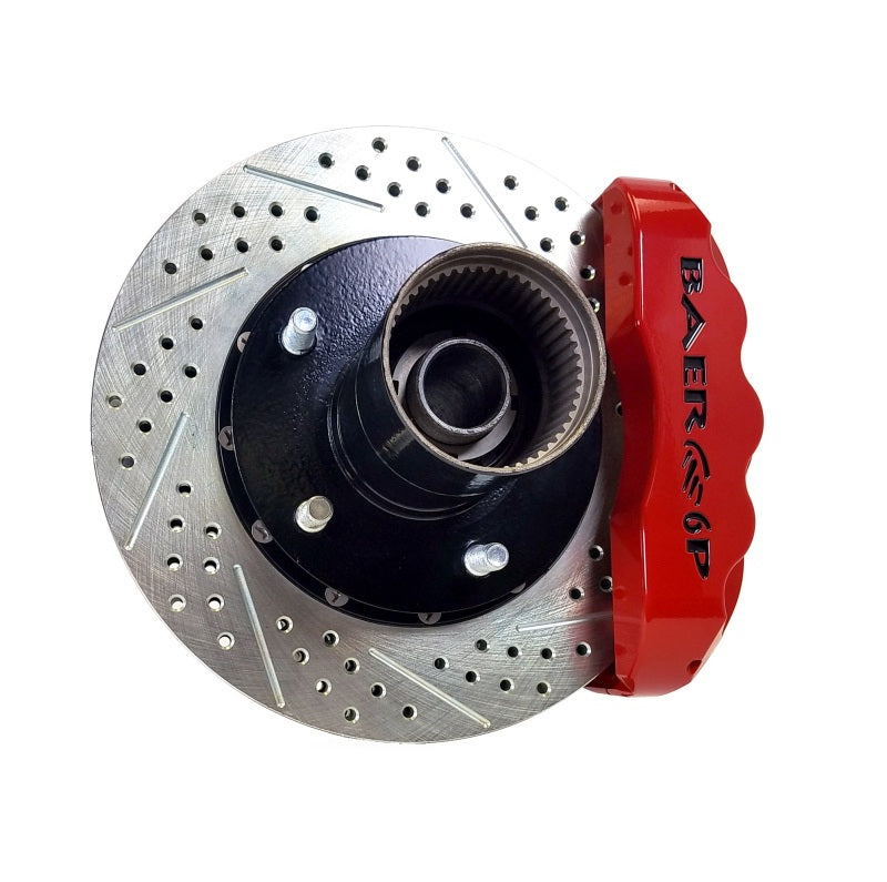 Baer Brakes 76-77 Ford Bronco 11.9in Pro+ Front Brake Kit-Red- - 4261558R