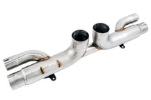Load image into Gallery viewer, AWE Tuning Porsche 991 GT3 / RS Center Muffler Delete - Diamond Black Tips - 3010-33044