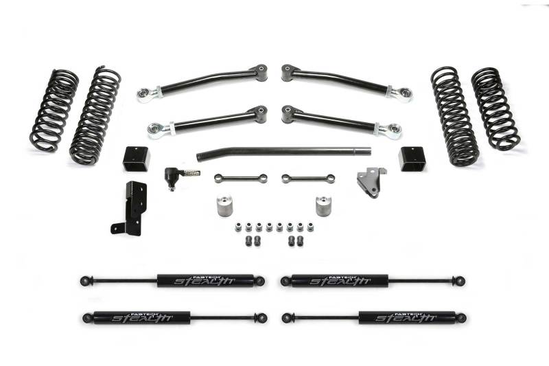 Fabtech 18-21 Jeep JL 4WD 4-Door 3in Trail w/Stealth - K4117M