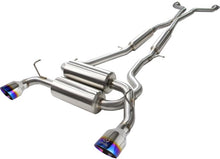 Load image into Gallery viewer, aFe Takeda 2-1/2in 304SS Cat-Back Exhaust Infiniti G37 08-13/Q60 14-15 V6-3.7 w/ Blue Flame Tips - 49-36103-L