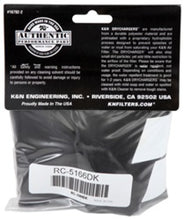 Load image into Gallery viewer, K&amp;N Round Tapered Drycharger Air Filter Wrap 8in B ID x 6.625in T ID x 10.5in H - RC-5166DK