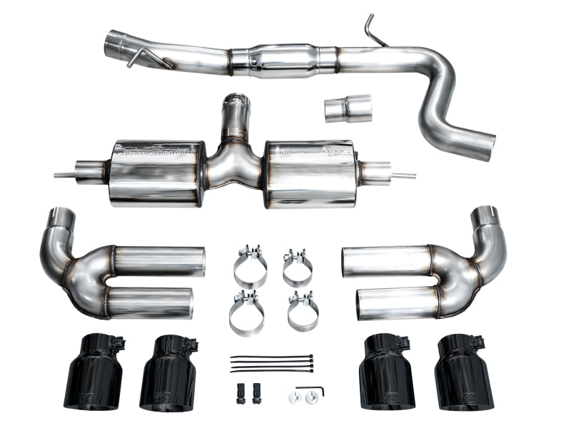 AWE Tuning 22-24 Audi 8Y S3 Touring Edition Exhaust - Diamond Black Tips - 3015-43897