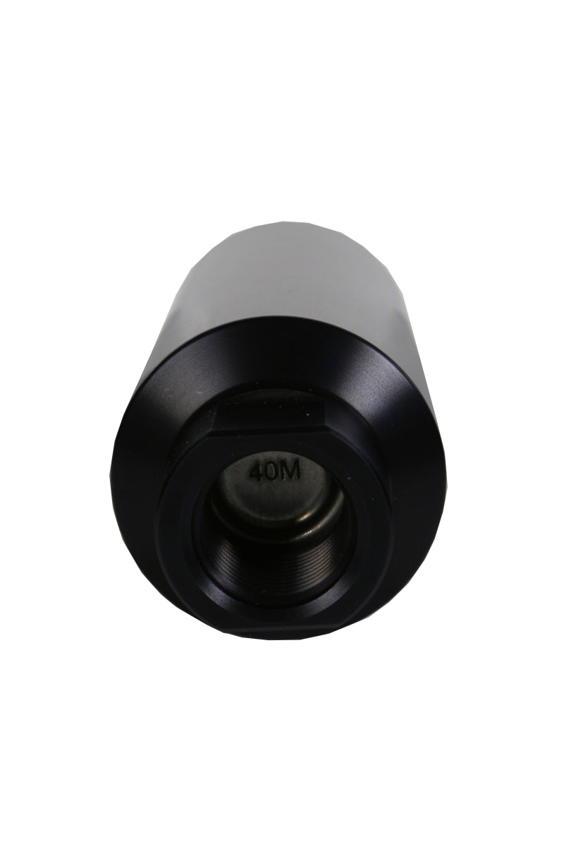 Aeromotive In-Line Marine Filter - AN-12 - 40 Micron SS Element - Black Hardcoat Finish - 12343