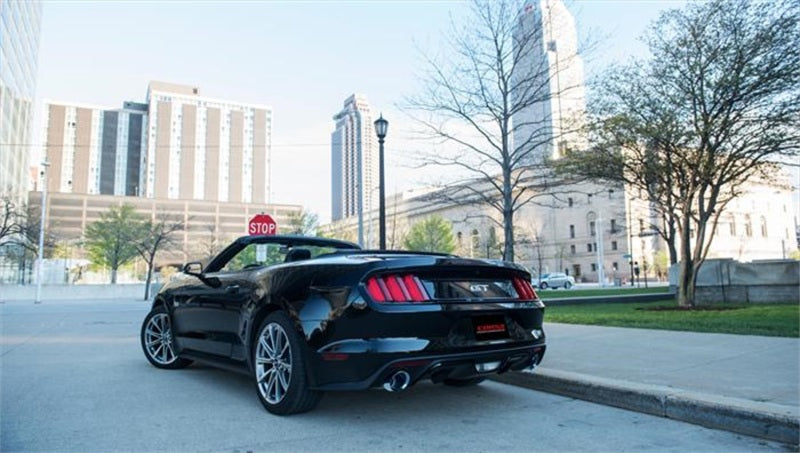 Corsa 2015-2017 Ford Mustang GT Convertible 5.0L V8 Polished Sport Cat-Back Dual Rear Exit - 14341