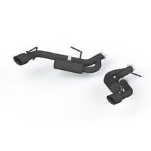 Load image into Gallery viewer, MBRP 16-19 Chevrolet Camaro 2.5in Black Coated Non NPP Axle Back Exhaust System - 4in Dual Wall Tips - S7038BLK