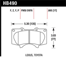 Load image into Gallery viewer, Hawk Super Duty Street Brake Pads - HB490P.665