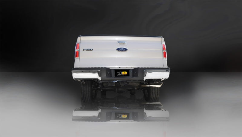 Corsa 2011-2014 -13 Ford F-150 EcoBoost 3.5L V6 Polished Sport Cat-Back Exhaust - 24392