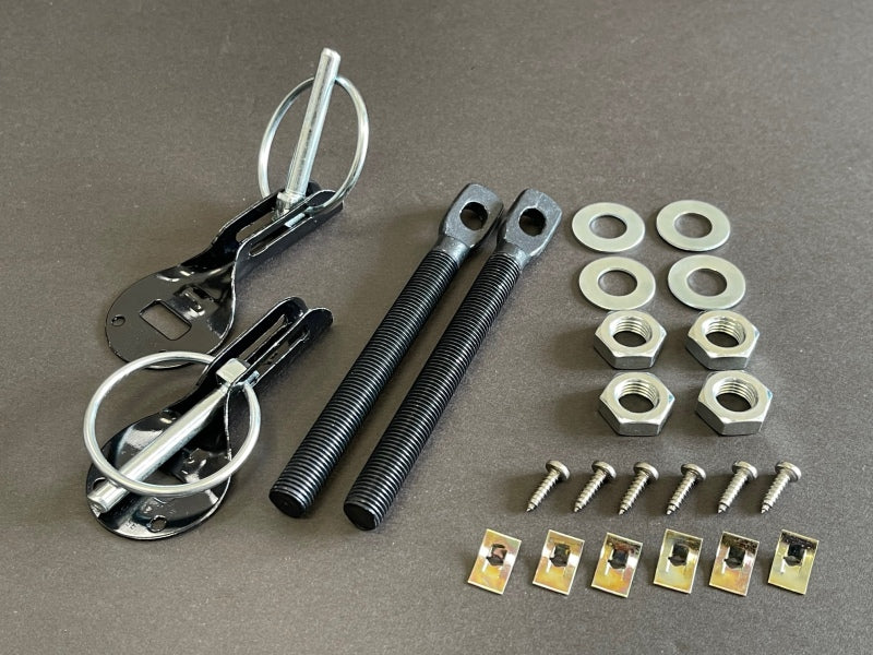 Cusco Body Pins For Hood Aluminum-Black, Universal - 00B 817 AB