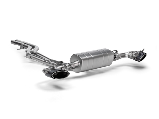 Akrapovic 2025 Audi RSQ8 Evolution Race Line Exhaust System Titanium (link pipe CO-AU/T/5 required) - S-AU/T/3H
