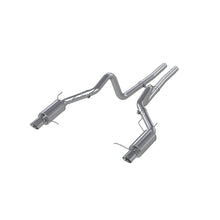 Load image into Gallery viewer, MBRP 11-14 Ford Mustang GT 5.0L Dual Split Rear Street Version T409 3in Cat Back Exhaust System - S7258409