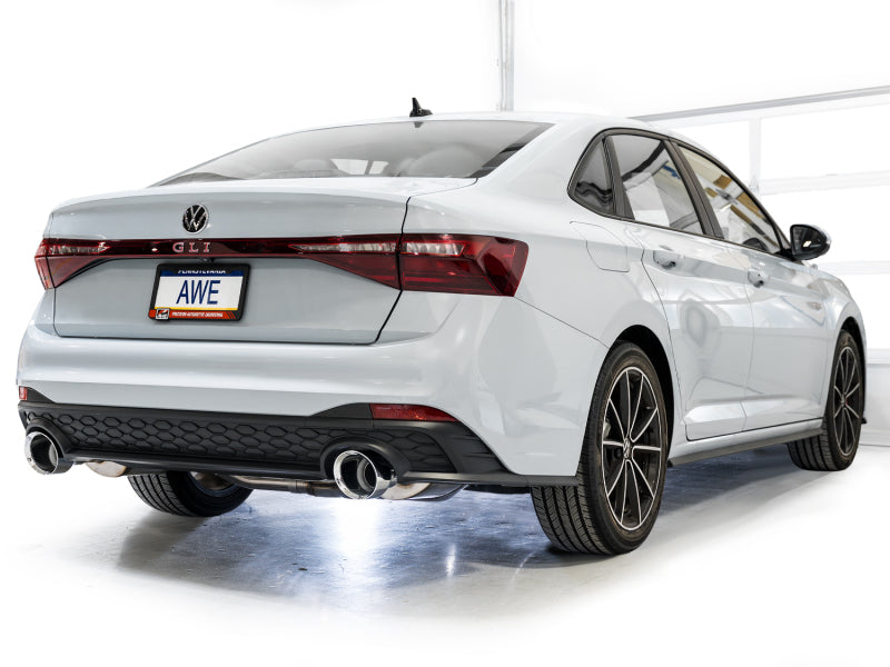 AWE Tuning 22-25 Volkswagen Jetta GLI Track Edition Exhaust - Chrome Silver Tips - 3020-32275