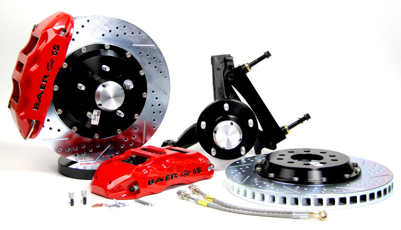 Baer Brakes 73-76 Buick Century STD Studs 14in Extreme+ Front SDZ Brake Kit - Black - 4301082B