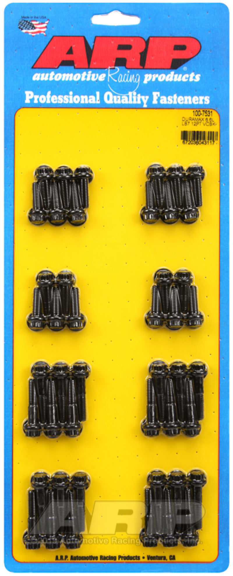 ARP Chevy Duramax 6.6L LB7 12pt Valve Cover Bolt Kit - 100-7531