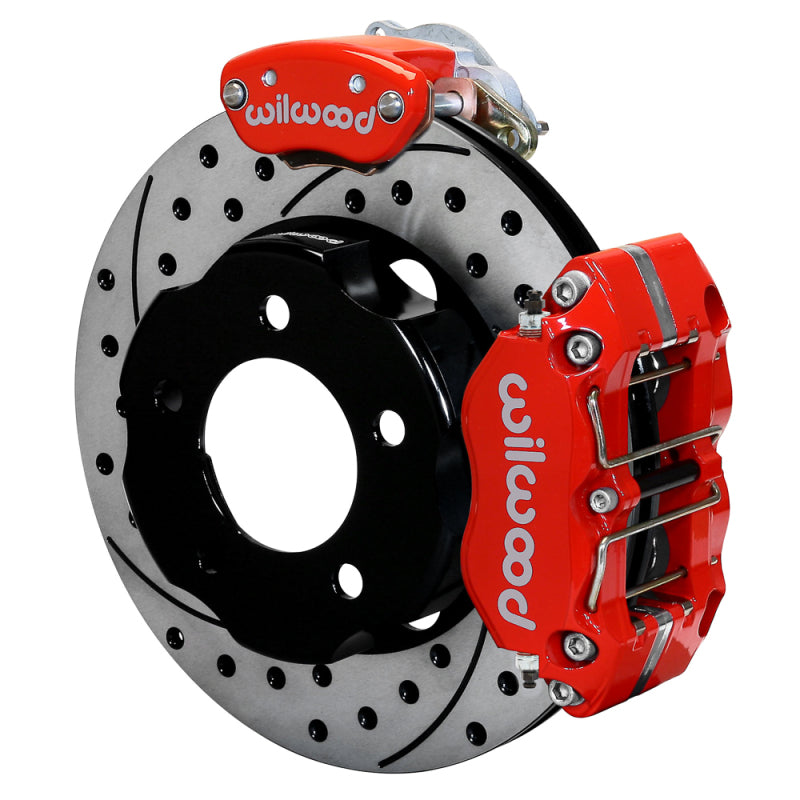 Wilwood kit rear FFR DPR/MC4 IRS 8.8 t-bird 11.00X.81 W/LINES SRP red - 140-14089-DR