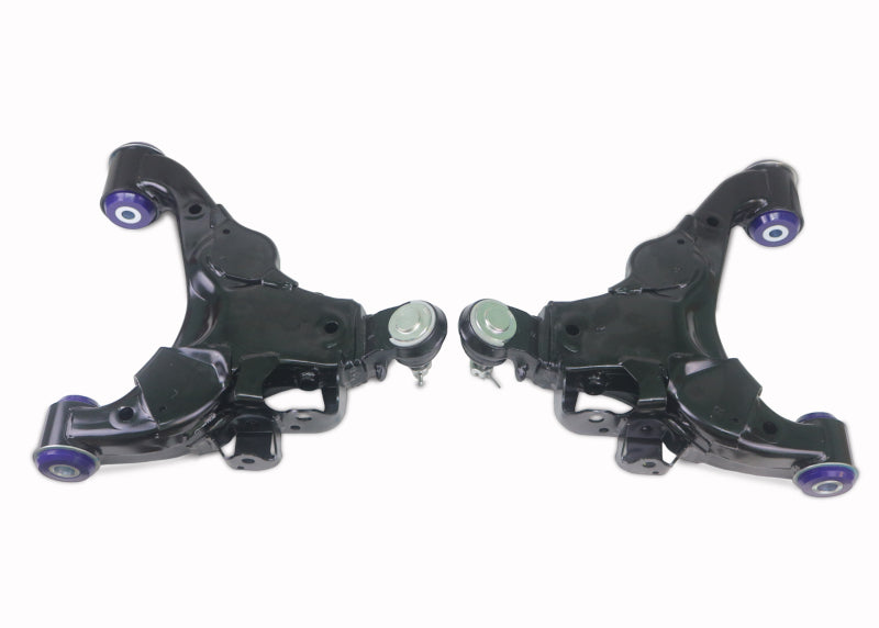 SuperPro 08-21 Toyota Land Cruiser Front Lower Control Arm Set - TRC486