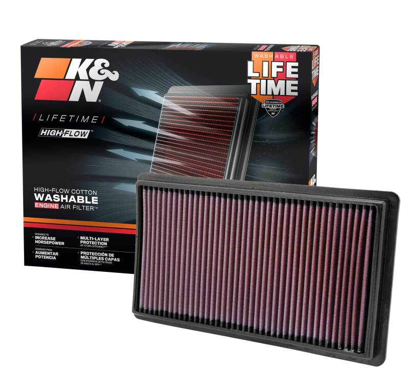 K&N 07 Mazda CX-9 3.5L-V6 Drop In Air Filter - 33-2395