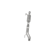 Load image into Gallery viewer, MagnaFlow Cat-Back, SS, 2.5/3in, Turn Down In Front Rear Tire 2015 Ford F150 5.0L V8 Ext Cab - 19083