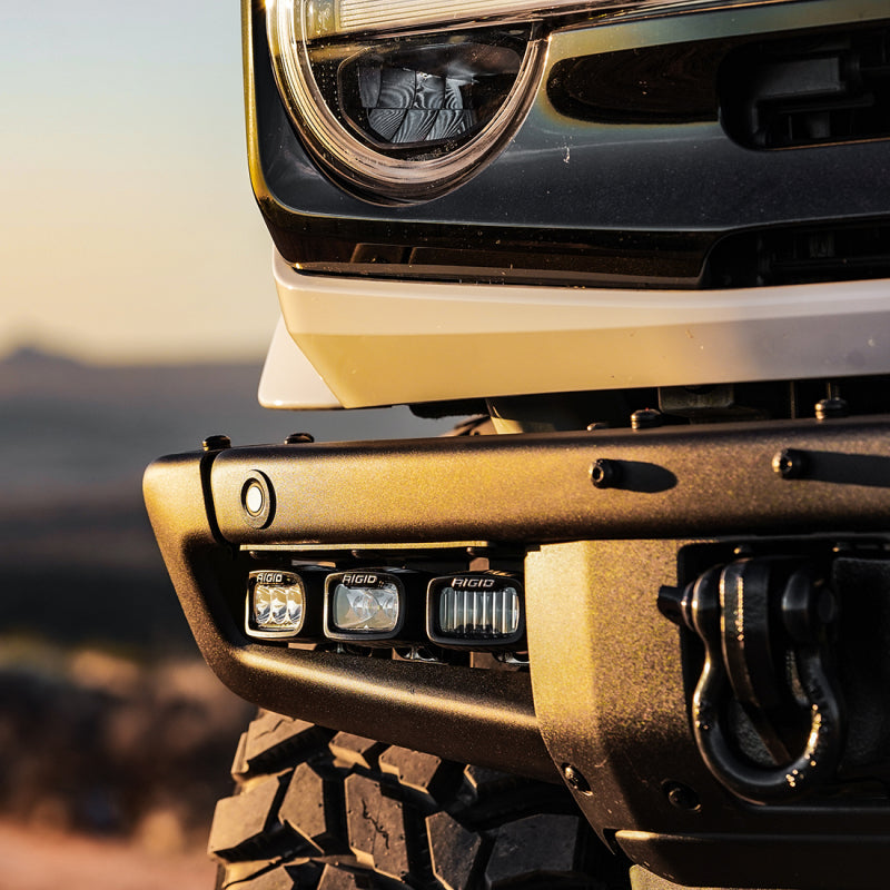 Rigid Industries 2021+ Ford Mod Bumper Triple SR-M Fog Light Kit - 46731