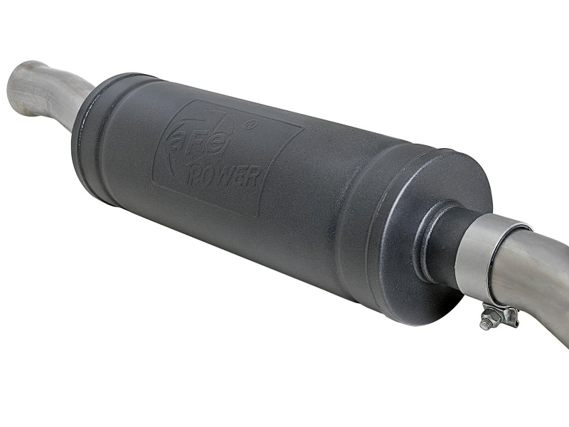aFe Rebel Series 2.5in. 304 SS C/B Exhaust System 2018 Jeep Wrangler (JL) V6-3.6L - Polished Tip - 49-38071-P
