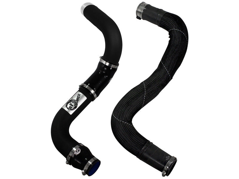 aFe BladeRunner 3in Intercooler Tube Cold Side Black for 14-15 Ram 1500 EcoDiesel V6-3.0L (td) - 46-20179-B