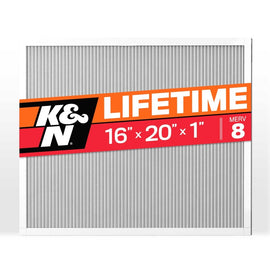 K&N HVAC Filter 16 X 20 X 1 Merv 8 - HVC-8-11620