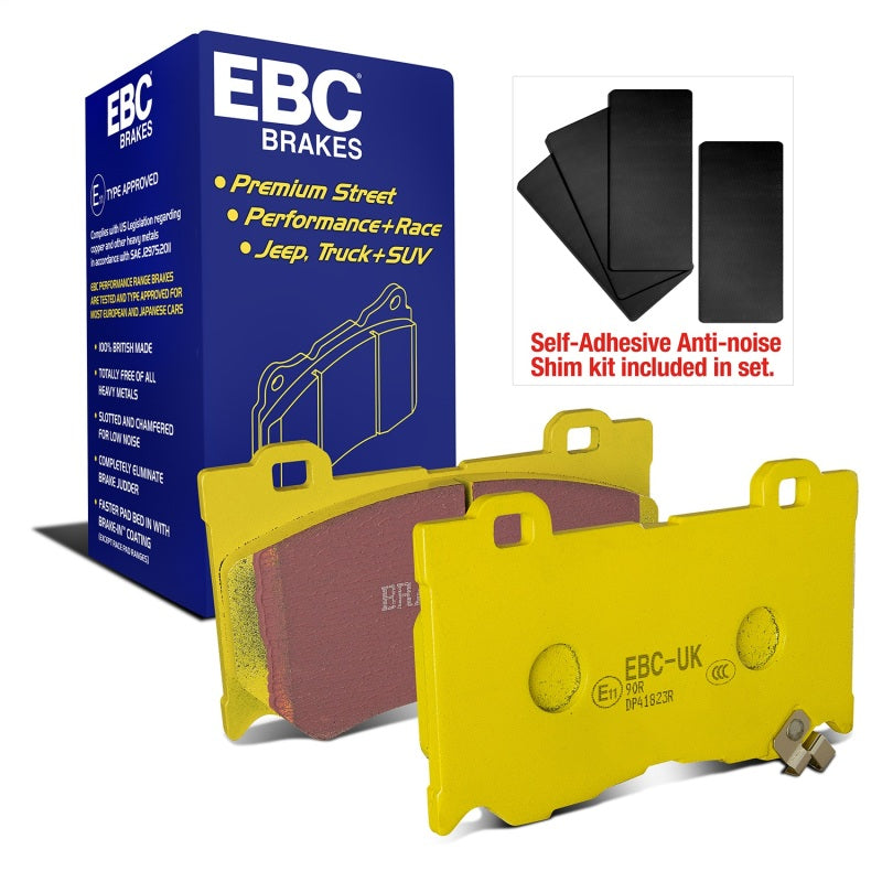 EBC 08-13 Infiniti FX50 5.0 Yellowstuff Front Brake Pads - DP41823R