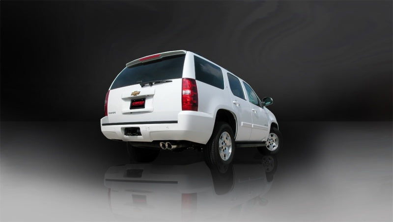 Corsa 2009-2014 Chevrolet Tahoe 5.3L V8 Polished Sport Cat-Back Exhaust - 14912