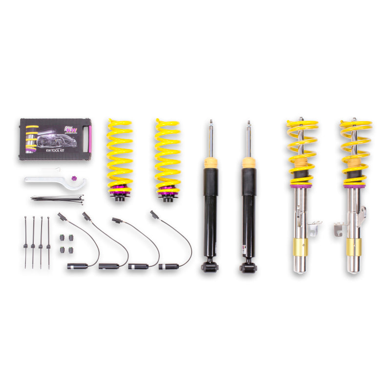 KW Coilover Kit V2 BMW 3 Series F30 6-Cyl w/ EDC Bundle - 1522000G
