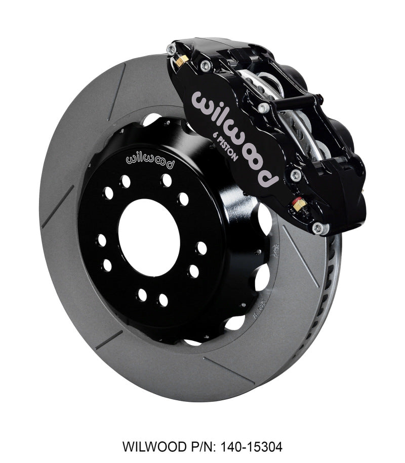 Wilwood Narrow Superlite 6R Front Hat Kit 14.00 63-87 C10 w/ Wilwood Pro Spindles - 140-15304