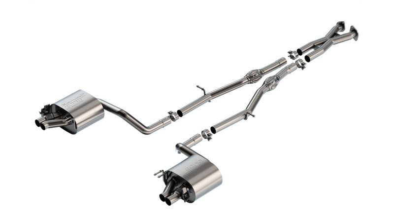 Borla Genesis G70 S-Type Cat Back Exhaust - No Tips - 141011