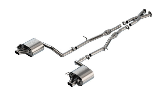 Borla Genesis G70 S-Type Cat Back Exhaust - No Tips - 141011