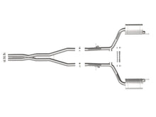 Load image into Gallery viewer, aFe MACH Force-Xp 3in 304 SS Cat-Back Exhaust 15-20 Dodge Charger Hellcat V8-6.2L (sc) / 392 V8-6.4L - 49-32070