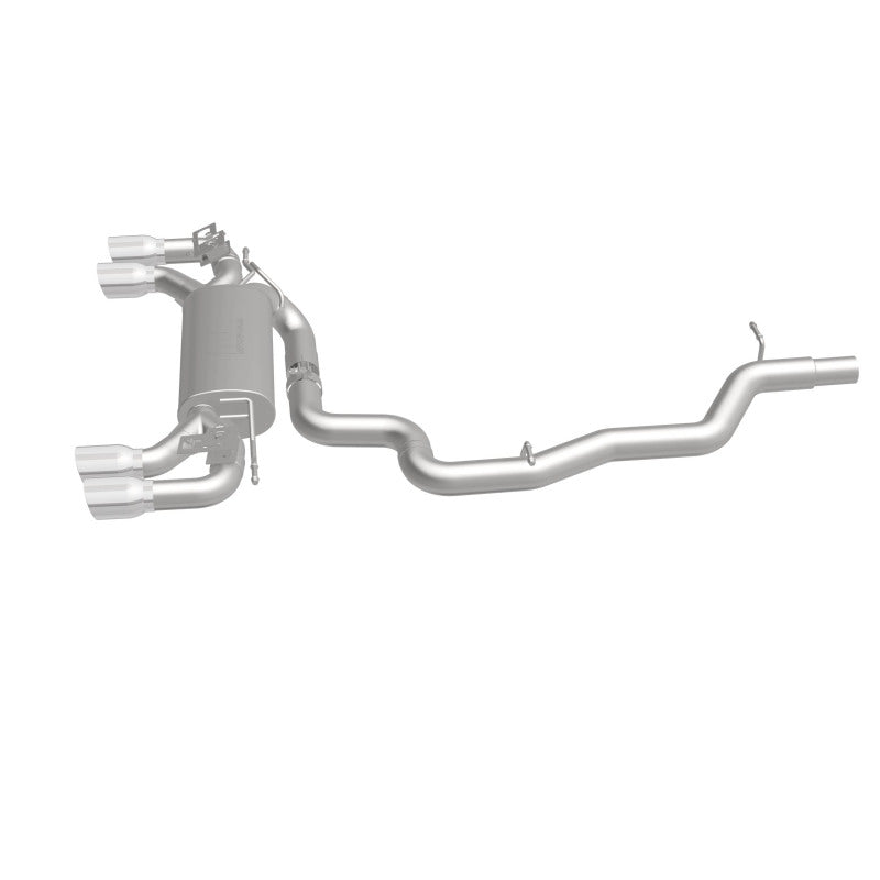 MagnaFlow Sys C/B 2015-2017 Volkswagen Golf R 3in Polished SS Quad Tip Split Rear Exit - 19165