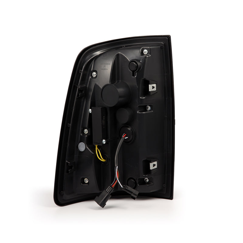 AlphaRex 09-18 Dodge Ram Luxx-Series LED Tail Lights Black w/ Activation Light & Sequential Signal - 640004