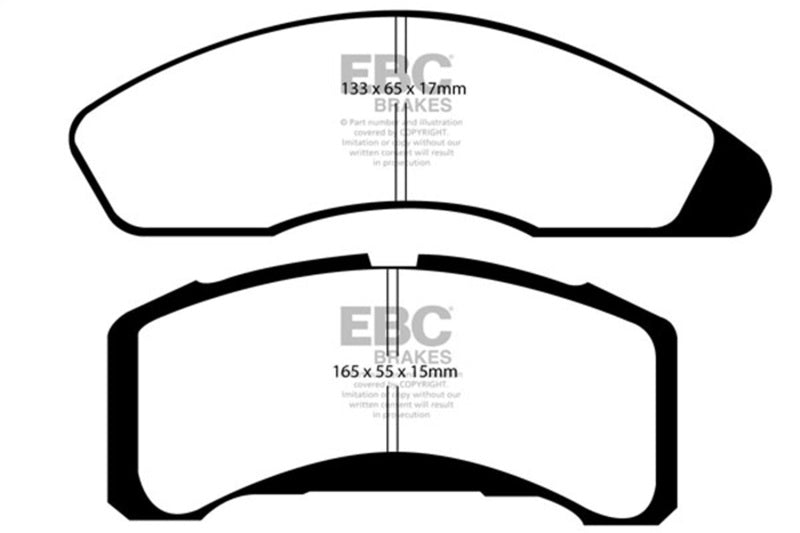 EBC 78-83 Ford Fairmont 2.3 Redstuff Front Brake Pads - DP31151C