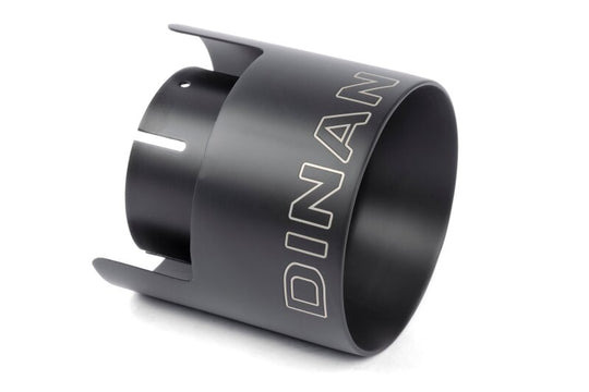 Dinan Double-Walled 4.5in Clamp-On Exhaust Tip - Black - 4.5in Outlet / 3in Inlet - D663-0640-BOX