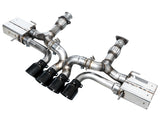 AWE Tuning 2023 C8 Corvette Z06 SwitchPath Cat-Back Exhaust - Diamond Black Tips - 3025-43906