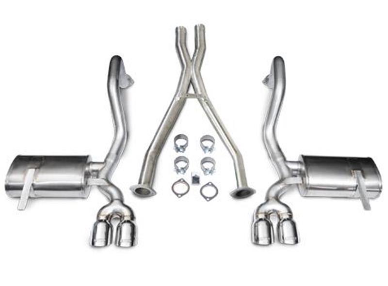 Corsa 1997-2004 Chevrolet Corvette C5 Z06 5.7L V8 Polished Xtreme Cat-Back + XO Exhaust - 14114