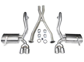 Corsa 1997-2004 Chevrolet Corvette C5 Z06 5.7L V8 Polished Xtreme Cat-Back + XO Exhaust - 14114