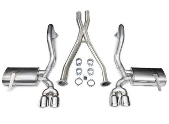 Corsa 1997-2004 Chevrolet Corvette C5 Z06 5.7L V8 Polished Xtreme Cat-Back + XO Exhaust - 14114